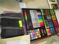 Coloring and drawing set, misc