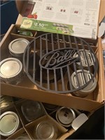 Starter kit for canning, lids and 10 jars