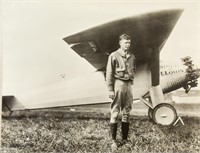 Vintage Underwood Photo of Charles Lindbergh