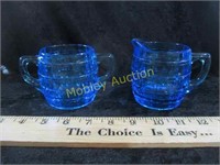 BLUE GLASS CUPS