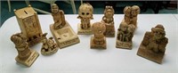 Groupimg of wood statues