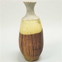 Large Warren Mackenzie unsigned 3-color vase -