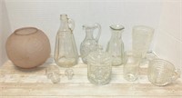 VASE, BOTTLES, GLASSES & MORE