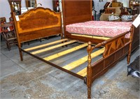 Full Size Mixed Wood Bed (Matches Lot #250)