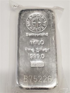 RA- 1 Kilo Fine Silver, Switzerland