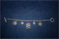 Sterling Silver Bracelet & Charms