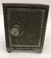 Vintage Cast Iron People’s Home Bank