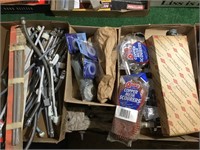 Group lot of 5 boxes of plumbing supplies