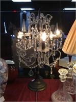 Crystal chandelier lamp