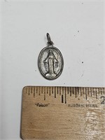 Made in Italy Silver Mary Pendant