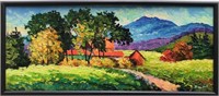 "Blue Mountain Ranch"11,5x25,5Original - Antanenka