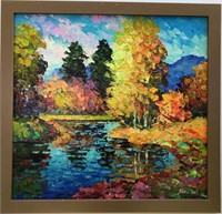 Paradise Of Autumn16x20Original Painting-Antanenka