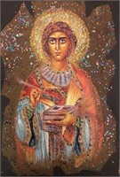 "St Panteleimon, The Healer"8"x5"Collectible Icon