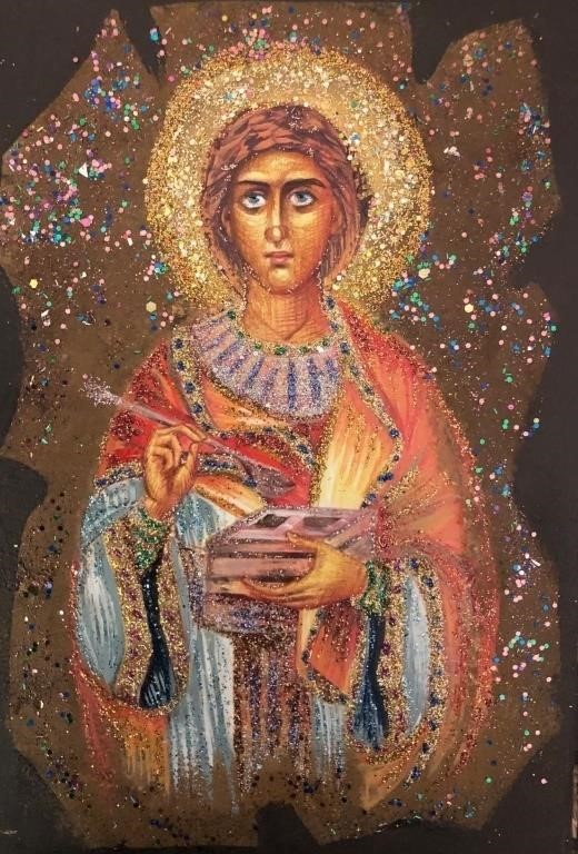 "St Panteleimon, The Healer"8"x5"Collectible Icon