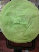 Green children's chair