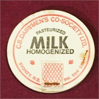 C.B. Dairymen's Co. Milk Bottle Top (Vintage)