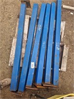 Fabricated metal footings & assorted lengths