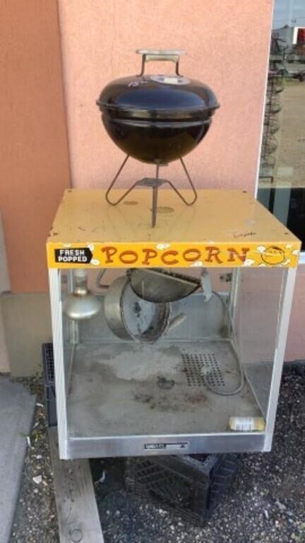 Popcorn Maker & Charcoal Grill