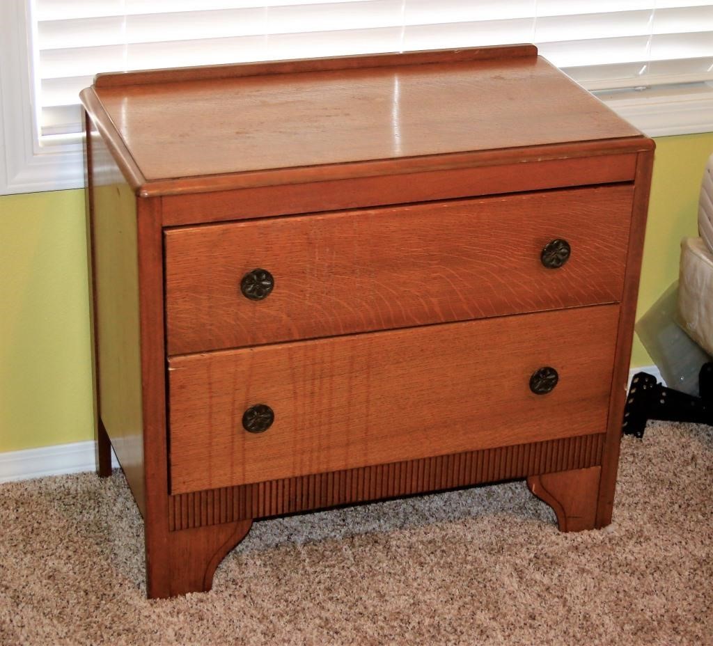 Vintage Small 2 Drawer Dresser Very Nice Big Al's Auction