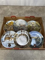 Bradford Exchange whitetail deer collector plates