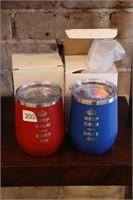 2 DRINK COOLER CUPS