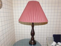 Wood lamp w/ shade  BR2