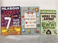 Three Fun Kids Books-Jokes, Eww, and Journal