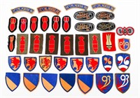 WWII US ARMY CHEMICAL BATTALION PATCHES