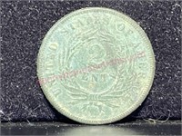 1867 US 2-cent piece