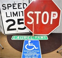 DECOMMISIONED ROAD SIGNS !-CSE-BK