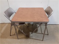 Folding Card Table and Chairs