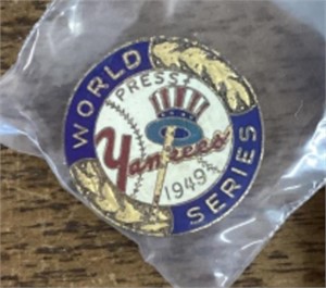 1949 Yankees World Series Press pin