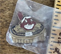 1951 Cleveland World Series pin