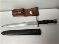 Swiss 1957 Bayonet with leather frog by Wenger 9.2