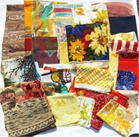 Large bin or mixed fabric/material. Assorted