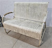 Double checkerboard spring chair 44"