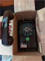 ITT desk rotary phone in box