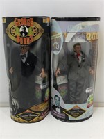 2 NIB George Burns comedy action dolls.