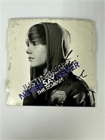 Autograph COA Justin Bieber CD