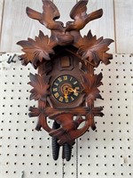 Vintage Nesting Birds Cuckoo Clock Made in Germany