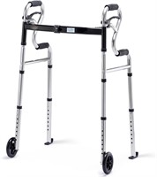 $79  3 in 1 Folding Walker with 5 Front Wheels