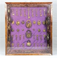 Display of Antique Padlocks & Keys