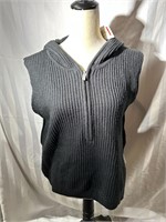 New Calvin Klein Sleevless hooded sweater sz M