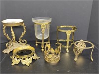 Ornate Brass Stand Group