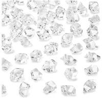 DomeStar Fake Ice Rocks, 150PCS Acrylic Gems