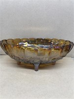 Carnival glass fruit bowl