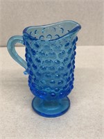 Blue hobnob pitcher