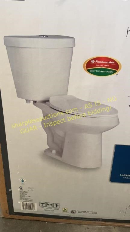 GlacierBay 1.6 GPF 2 pc. Elongated Toilet (Damage)
