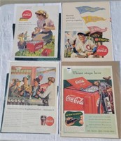 1940-50's Coca-Cola Magazine Ads