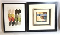 Lot of 2 Abstract Art Print